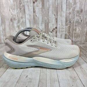 Brooks‎ Glycerin 20 Women's Running Shoes Light Grey Orange Blue Sz 10.5